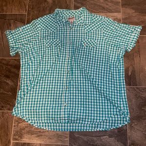 Teal Button Down Shirt